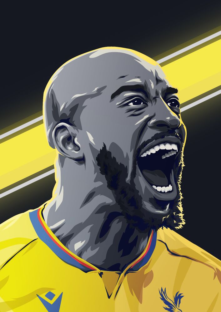 Portrait Illustration of Jean-Philippe Mateta in Palace Away Kit