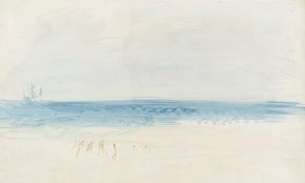 Turner - Blue Sea and Distant Ship 