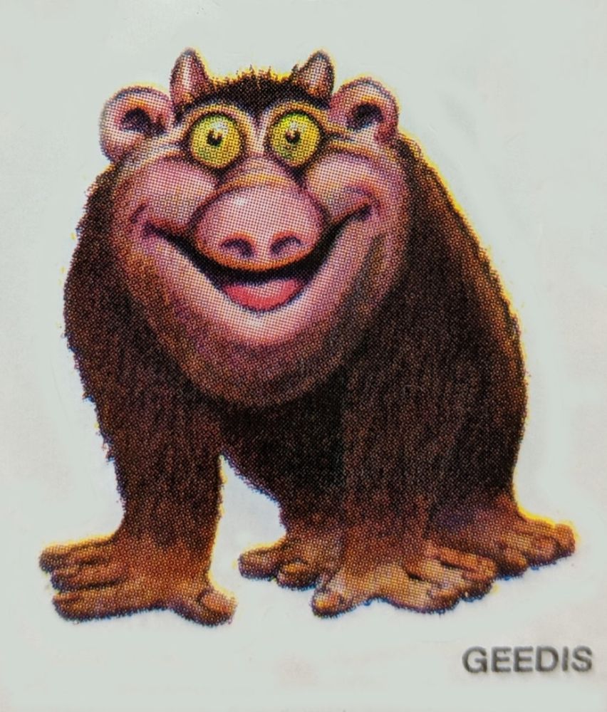 Geedis, a brown quadrupedal fantasy monster 