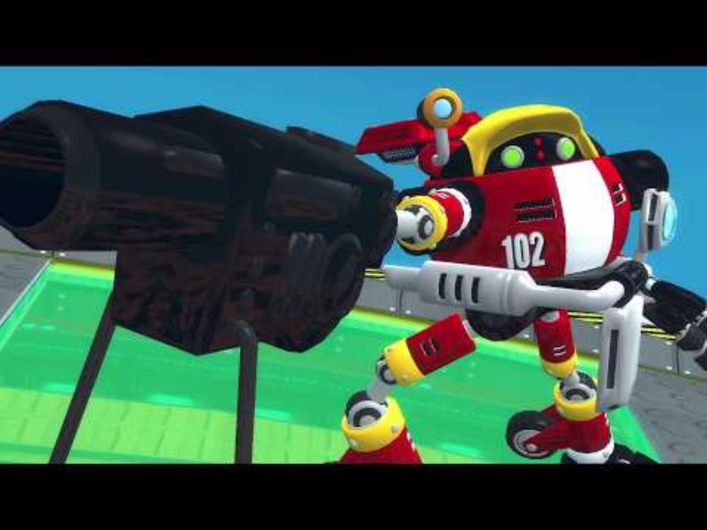 sonic adventure - E-102 Gamma boss cutscene reanimated