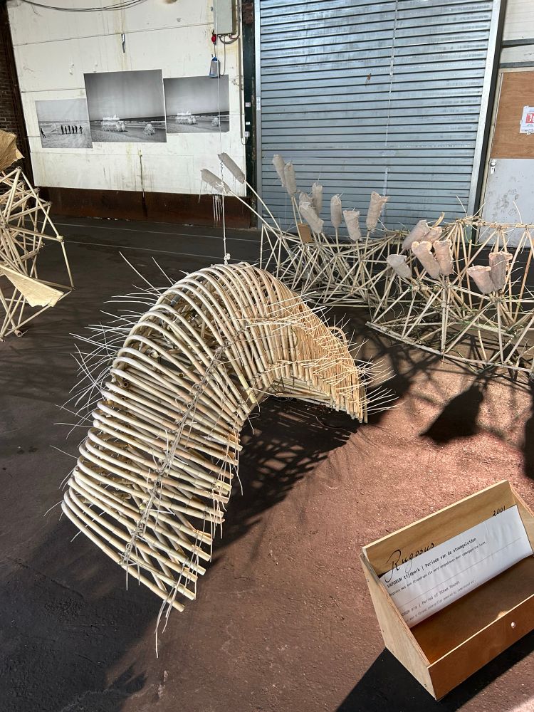 A strandbeest that looks like a caterpillar 