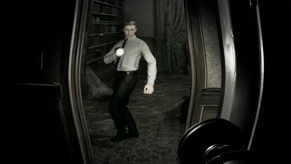 "Bureau of Contacts" screenshot.
First game in which neural network trained to kill.