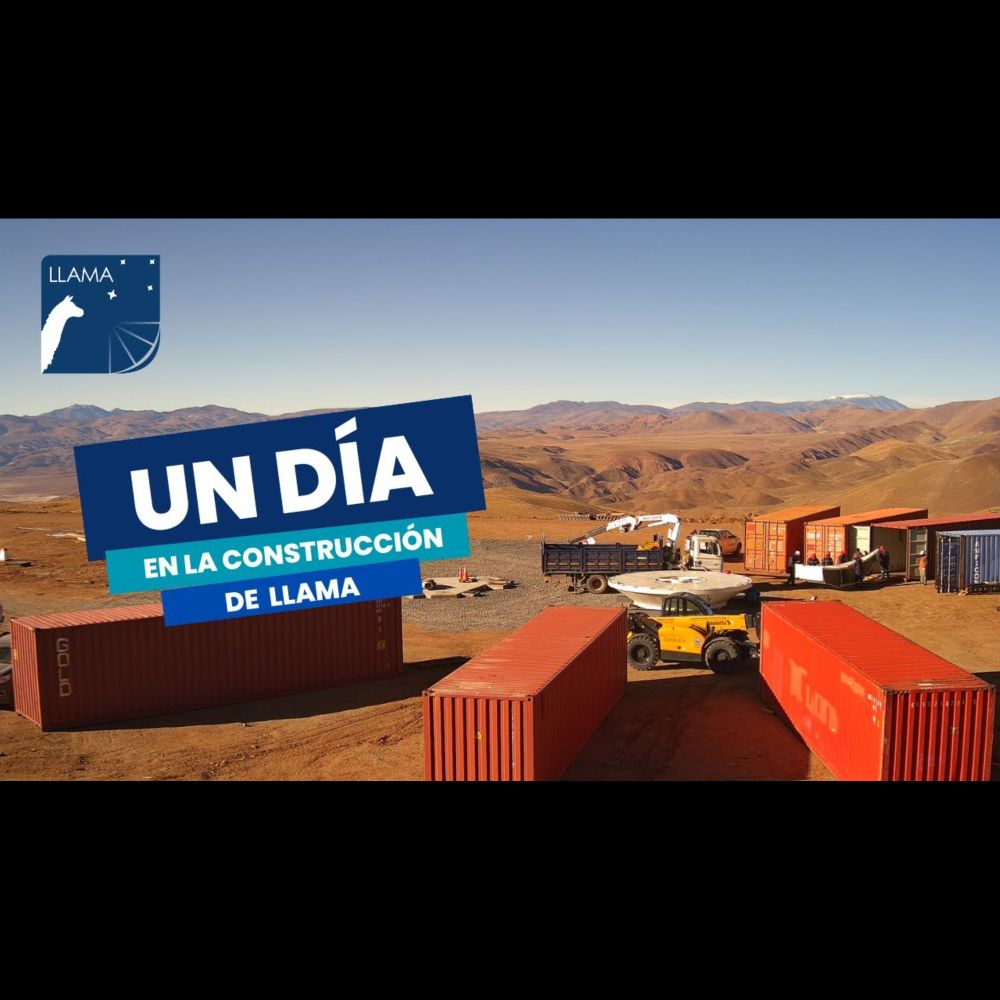 Un día en la construcción del Observatorio LLAMA