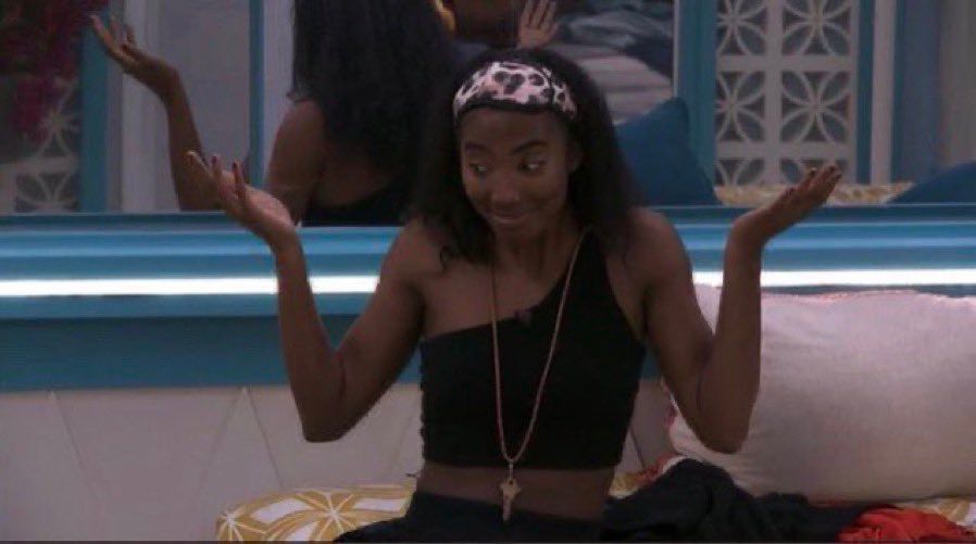 Queen Taylor hale from bb24 with the HOH key around her neck