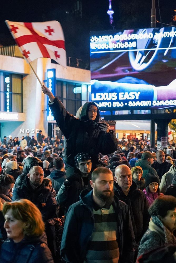 📸 Mo Se , protestors against election fraud in Georgia