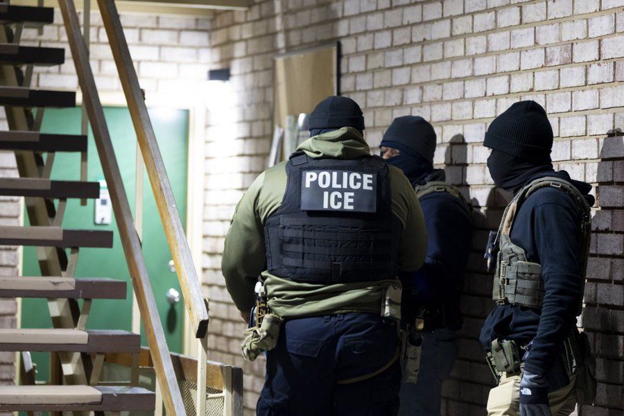 Alleged ICE agent’s preparing to break into home