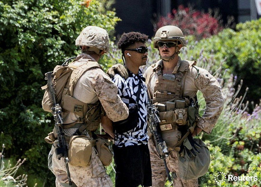 Marines illegally detaining US citizen