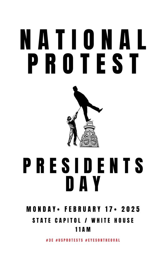 February 17 US national protest day poster