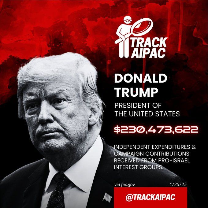 The public bribe Trump has taken from Israel