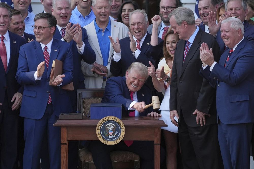 Ghouls celebrating and jeering