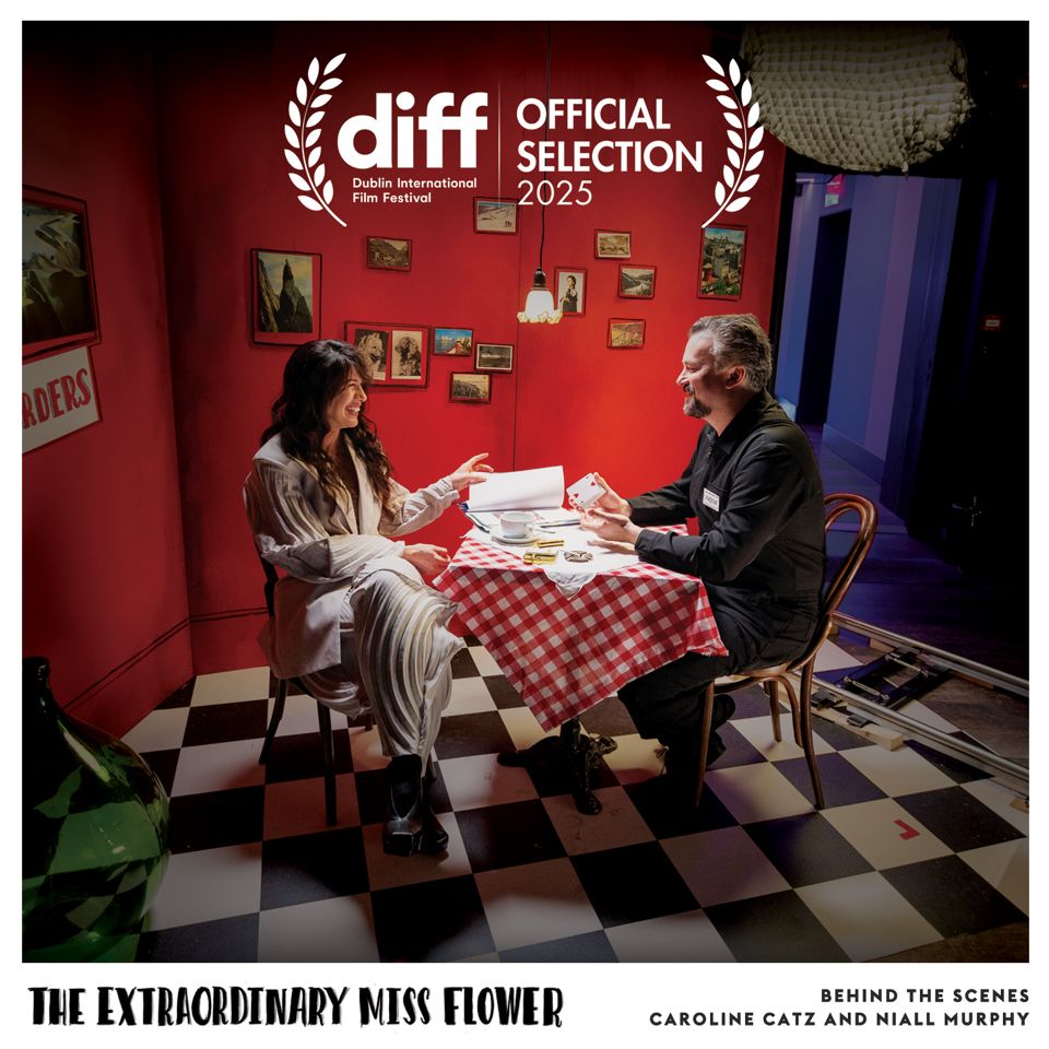 A behind the scenes photo from our film The Extraordinary Miss Flower playing at Dublin Film Festival on Friday 28th March. 