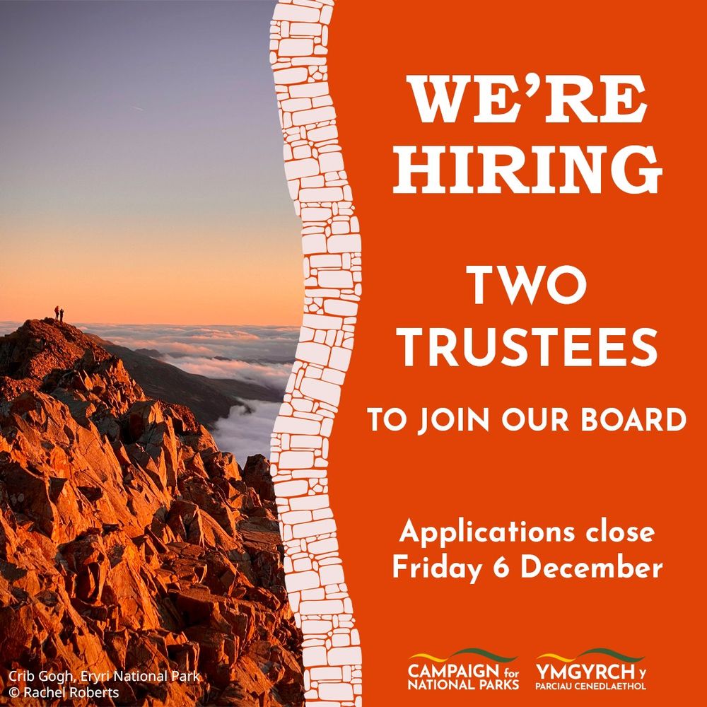 We're hiring two trustees to join our board