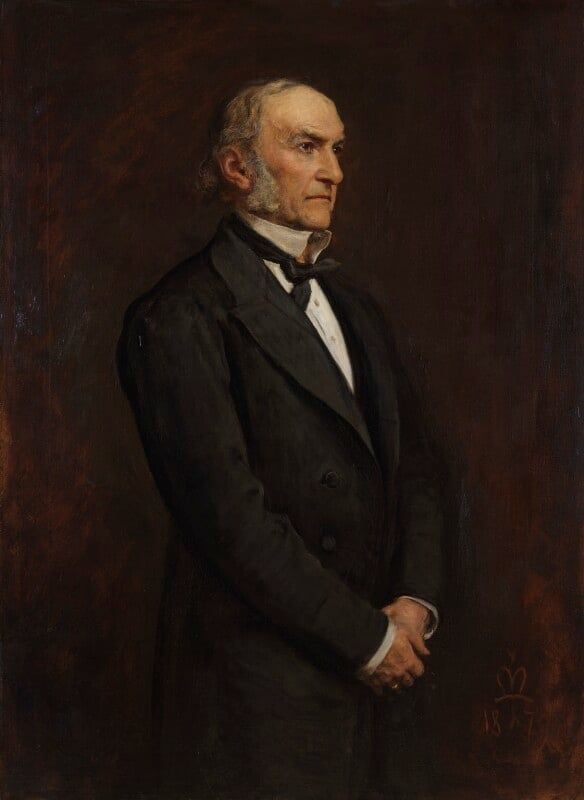 Portrait of William Gladstone.