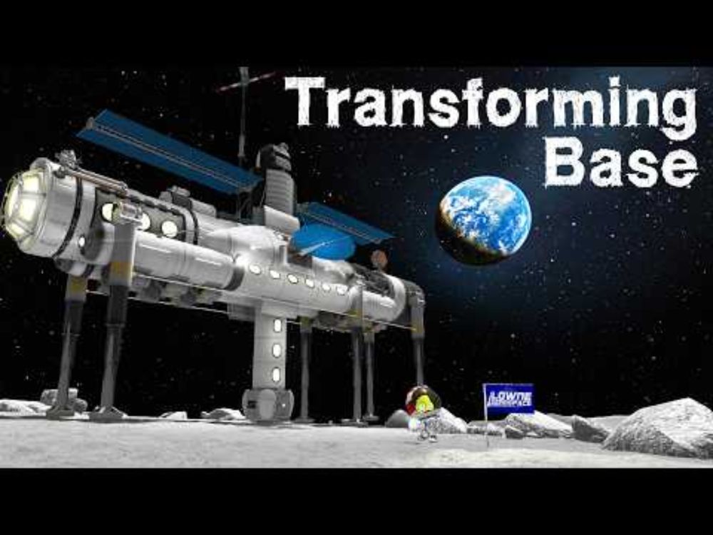KSP: This MOBILE Mun Base TRANSFORMS!