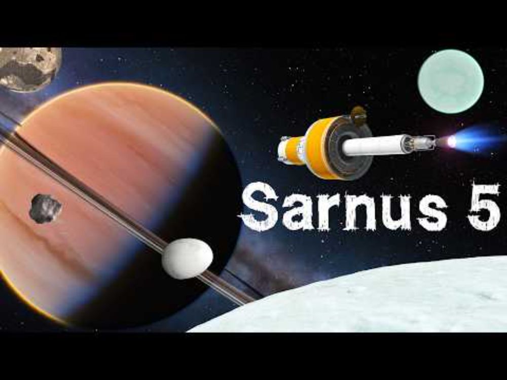 KSP Outer Planets: EVERY Sarnus Moon in ONE launch!