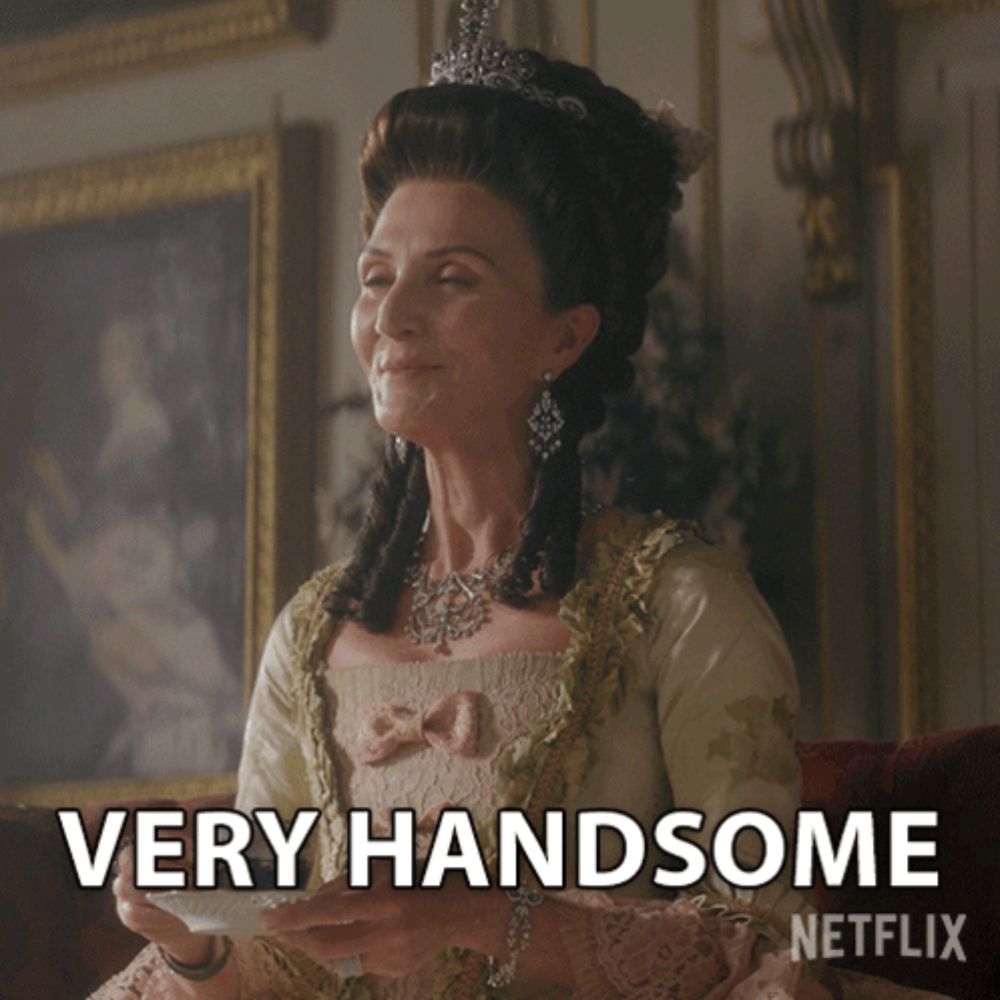 a very handsome netflix poster with a woman in a dress