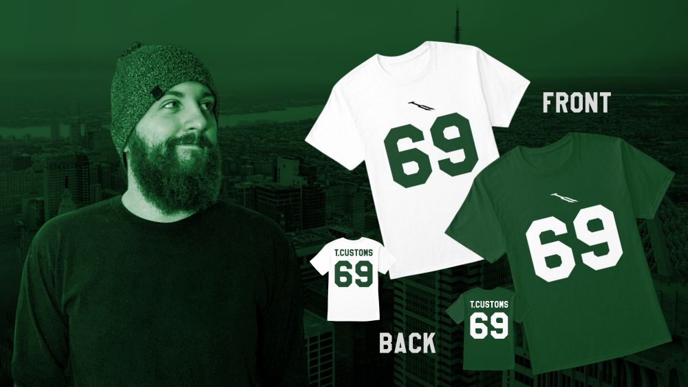 Tom's Customs made an ad for his shirts. Be cool if you'd get one.