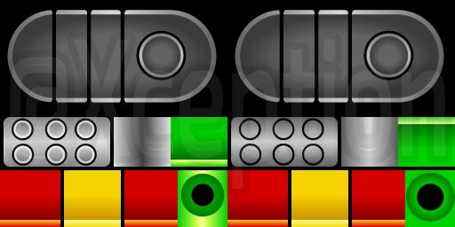 Knuckles' shoe textures. His Legos have more detail and the gradient on the green part has been altered to better match a piece of art from around the release of SA2.