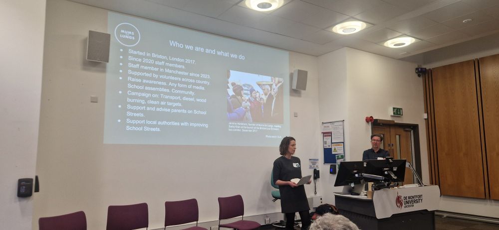 A slide showing what @mums4lungs do