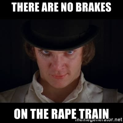 "A Clockwork Orange" narrator, Alex DeLarge.  Like "Big Pussy" Trumpensero, a thrill-seeking sociopath who robs, rapes, and assaults innocent people for his own amusement. 