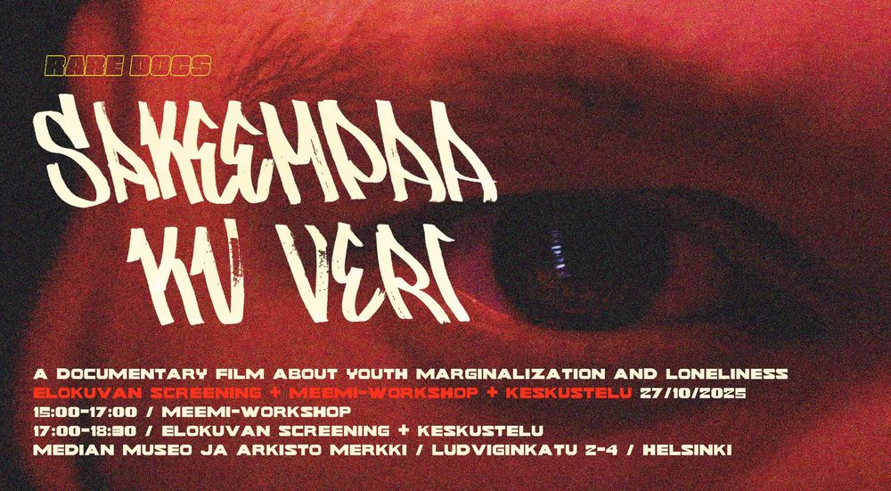 Sakeempaa ku veri -tapahtuman mainoskuva