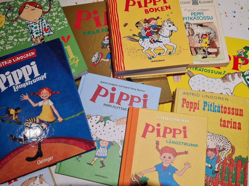 Peppi Pitkätossu -kirjoja 