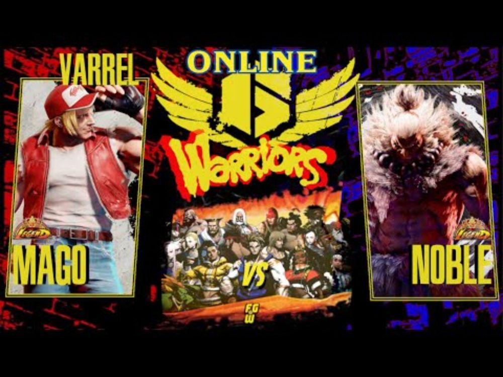 SF6 × VARREL Mago «Week 1 Terry» vs Noble «Akuma» | High Level Street Fighter 6