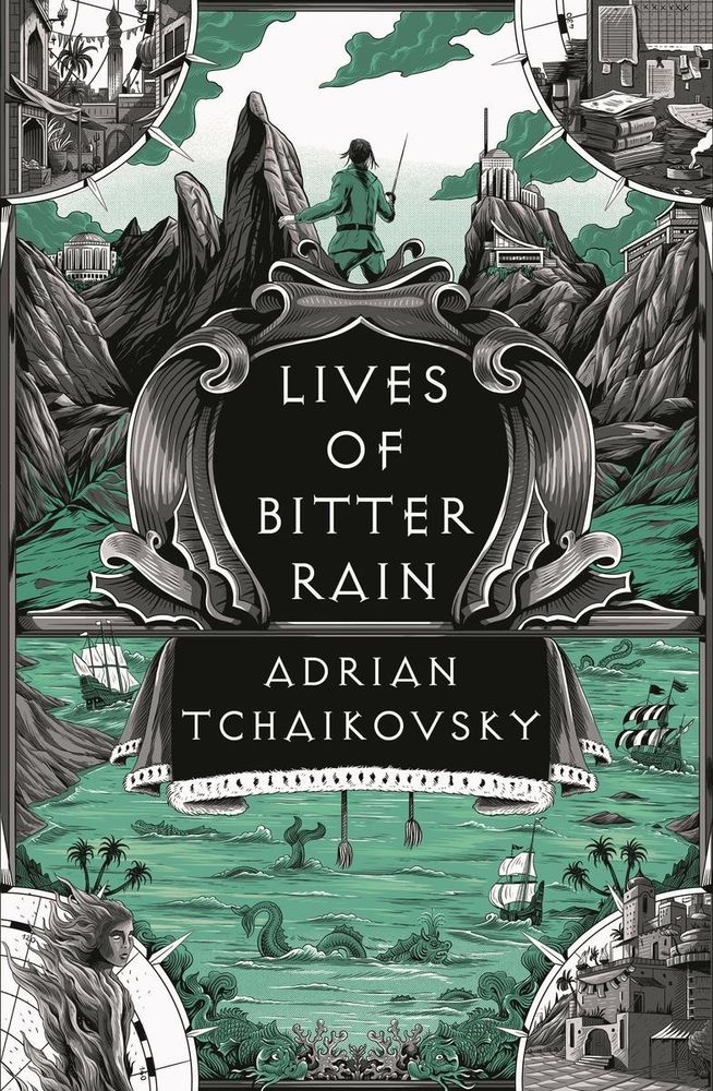 book jacket - Lives of Bitter Rain by Adrian Tchaikovsky