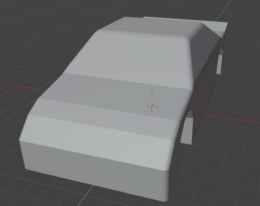 A Pontiac Trans AM race car because I am trans (my "coming out the closet" moment, I guess). 752 tris