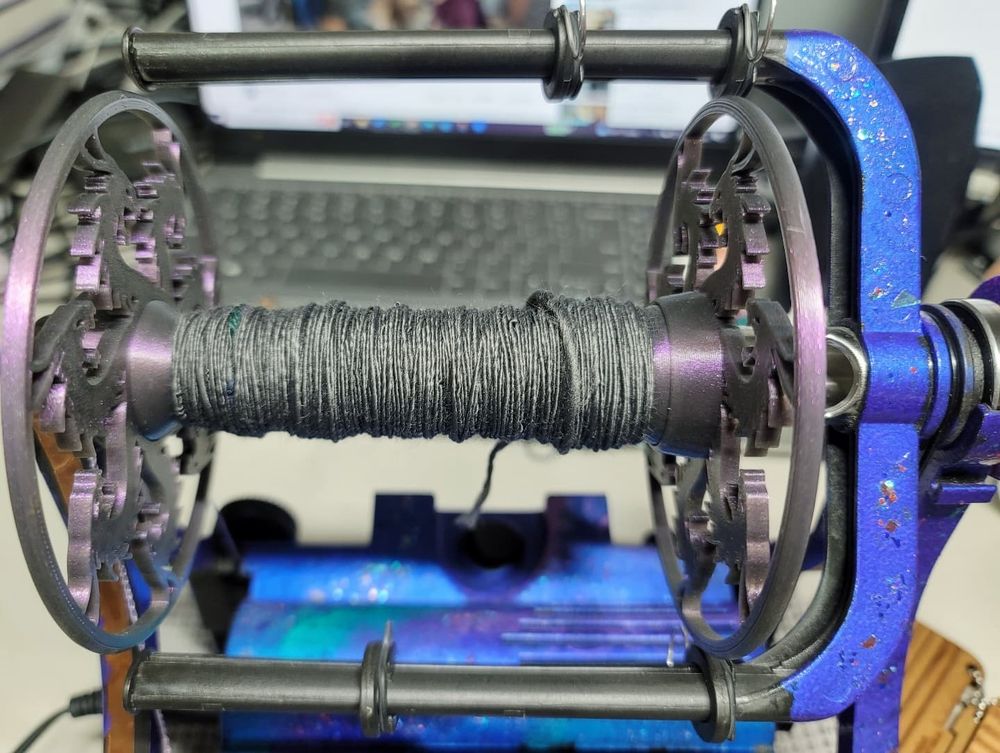 Carbonized bamboo fiber spun on and Electric Eel Wheel 6.0 