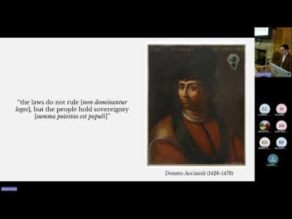 The Greek Tradition in Republican Thought: 20th Anniversary Publication Celebration (Part 2)