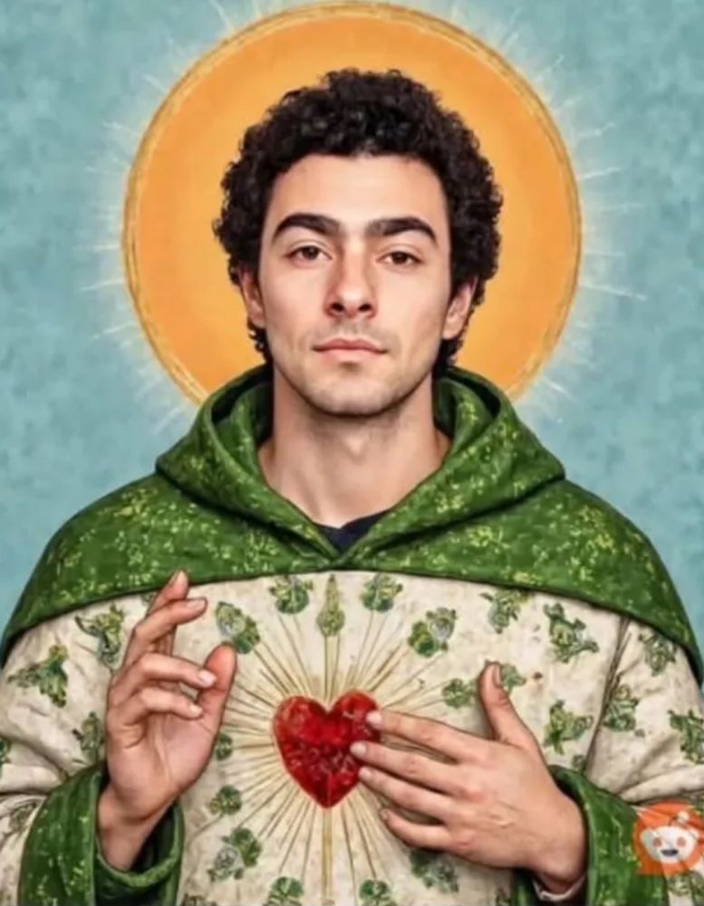 Luigi as a saint 