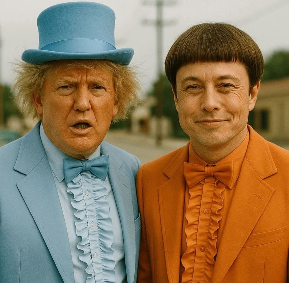 Trump and Elon 
Dumb and Dumber 