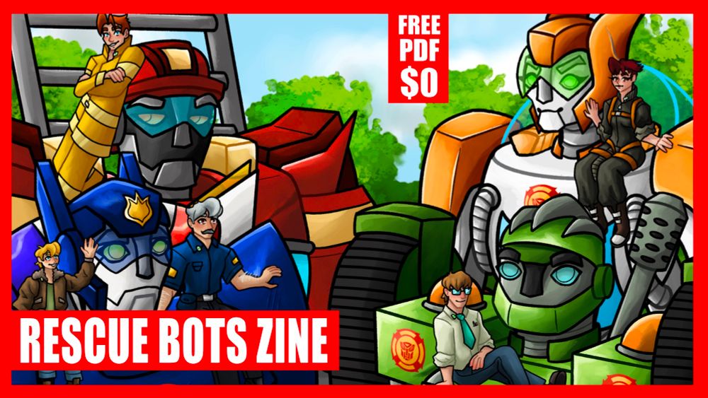 Rescue Bots Zine by TurboFoxZines