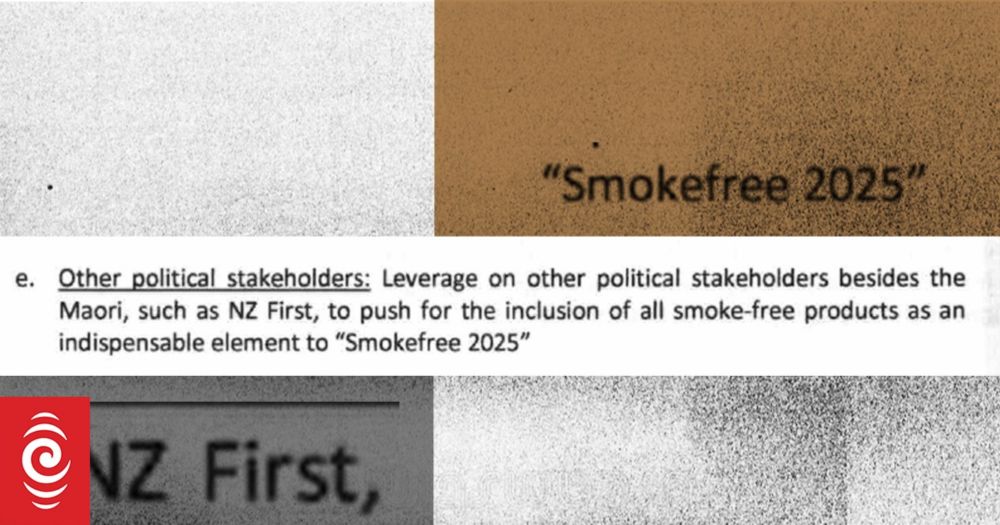 Leaked tobacco lobbying plan for 'political pressure' shows tobacco giant got its tax cut wish