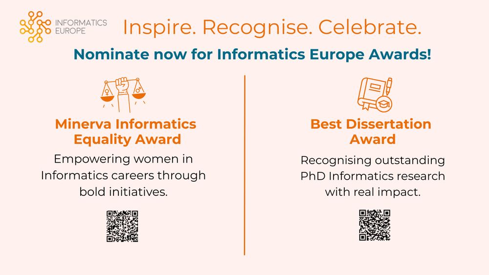 Nominate now for Informatics Europe Awards 2025!