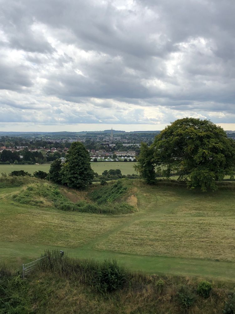 View from Old Sarum hill fort