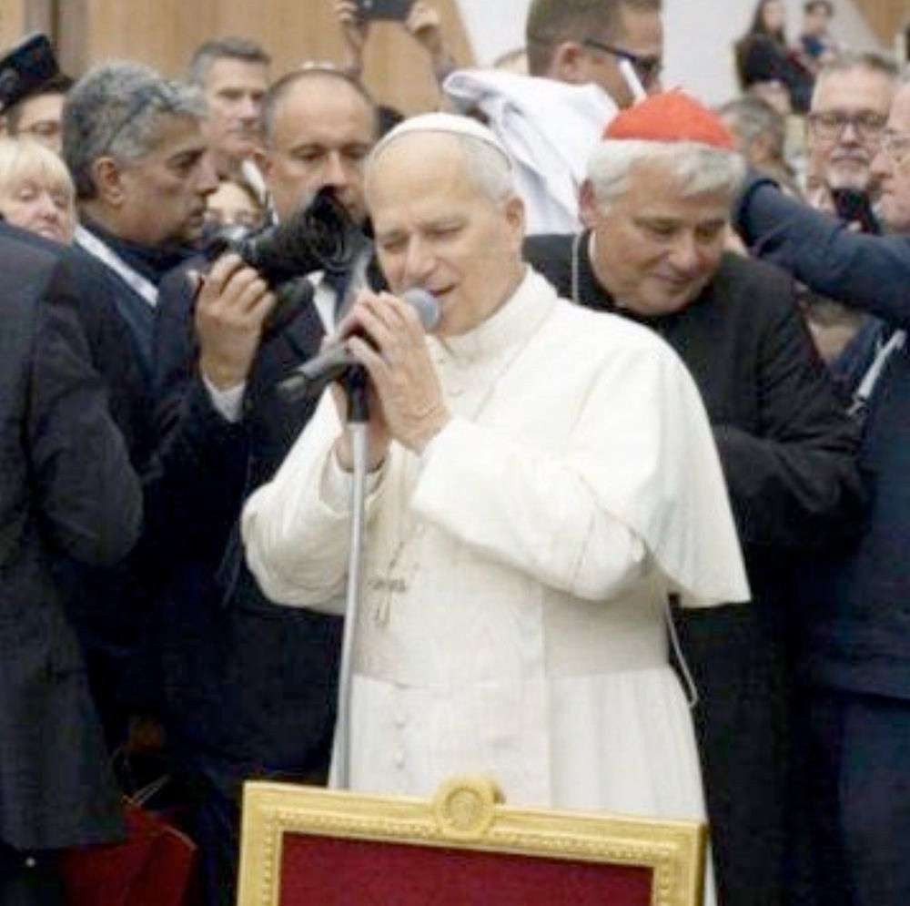 pope singing