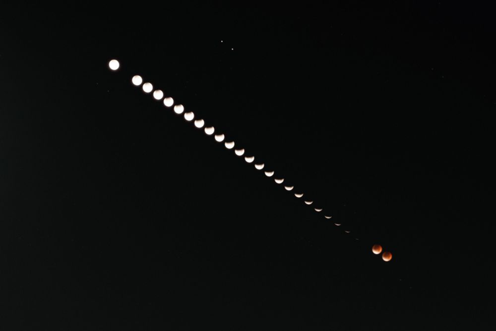 満月から皆既食まで