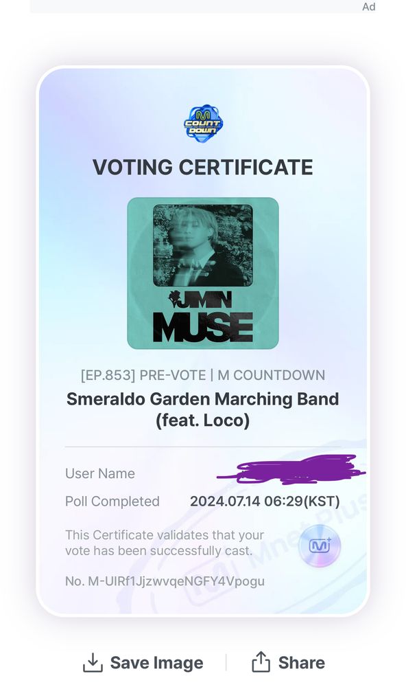 Pre voting for jimin SGMB