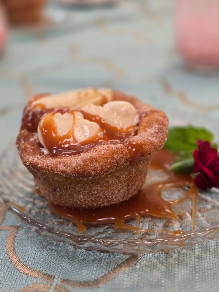 The churro bowl as it was served