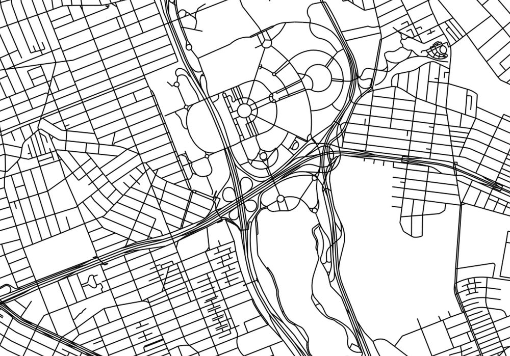 Centerline street map layer nom nom nom