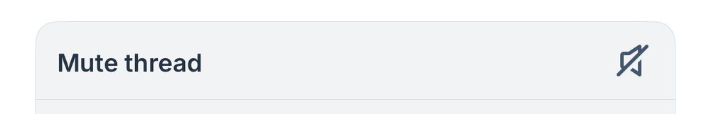Mute thread