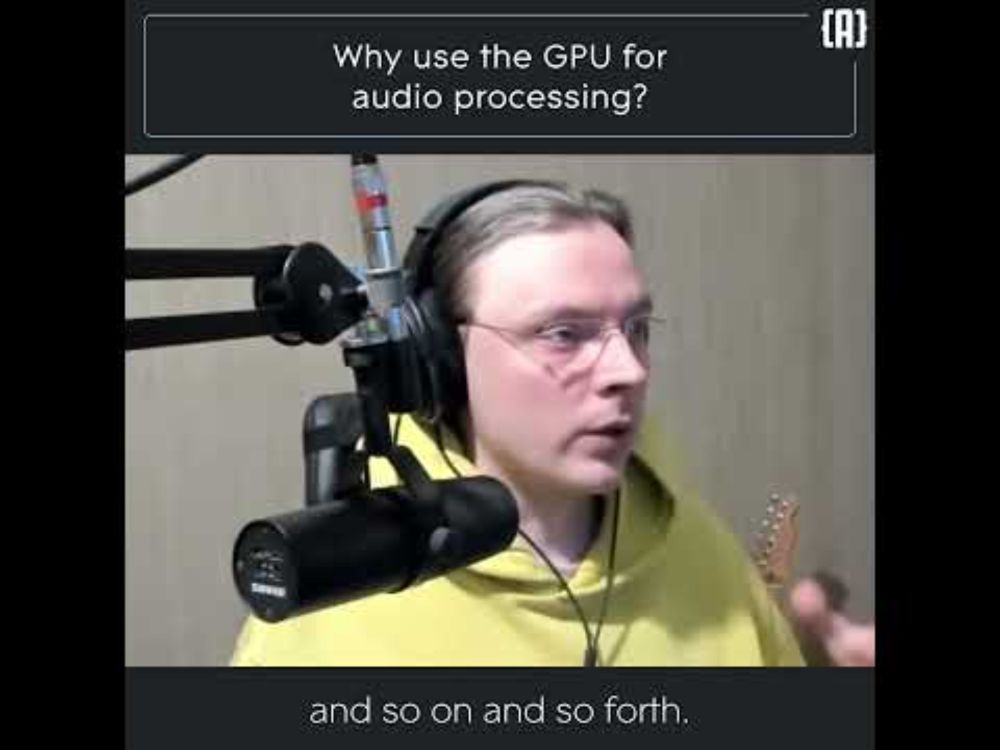 Why use the GPU for audio processing?