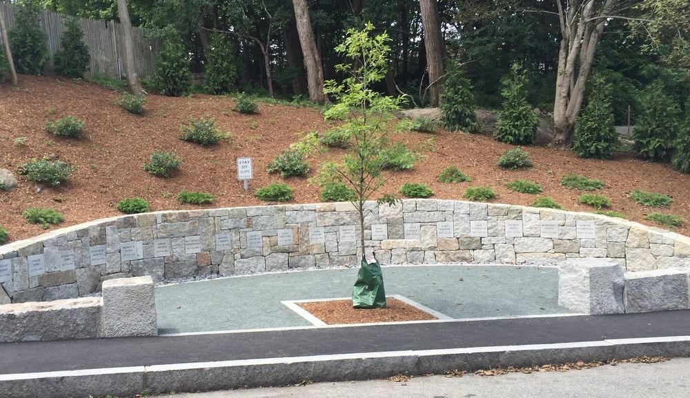 An image of Proctor's Ledge memorial. 
