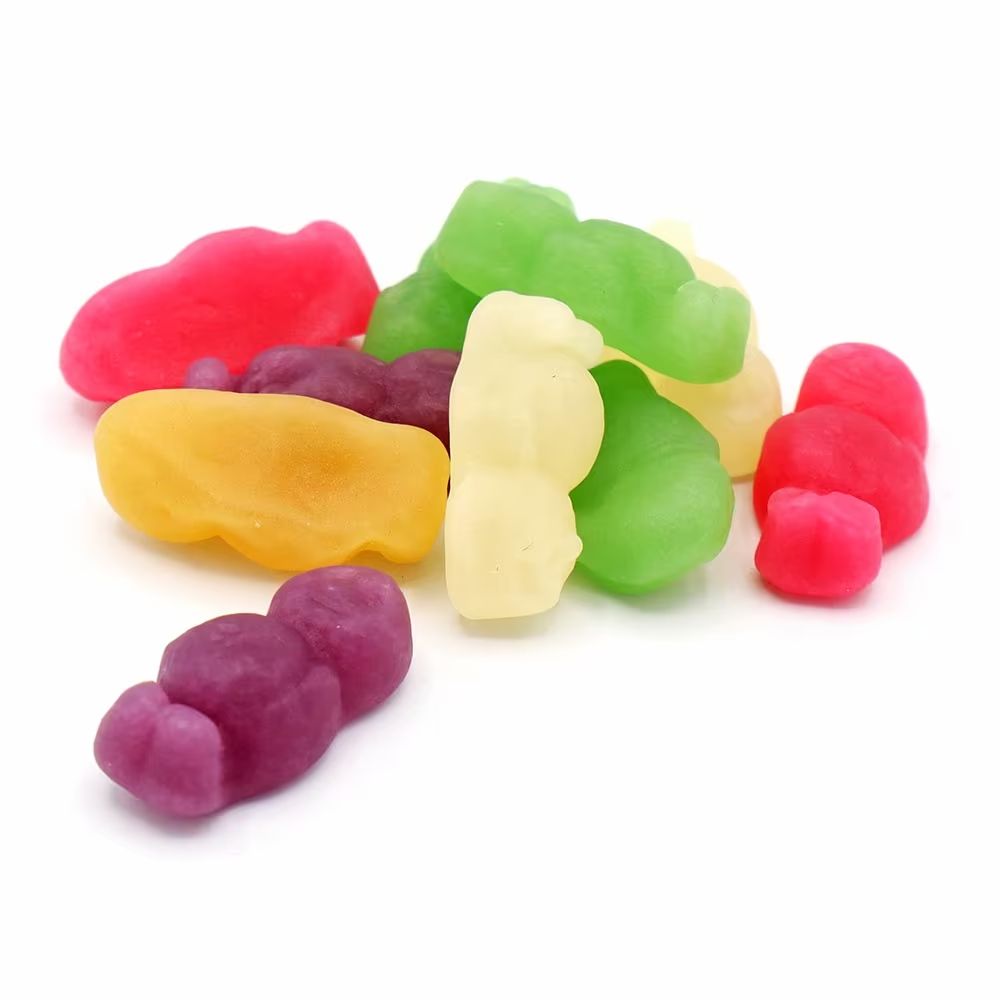 a pile of little jelly babies