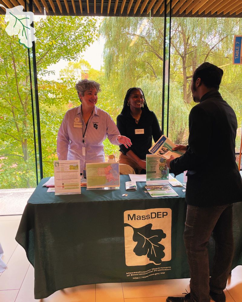 MassDEP team at Bridgewater State University 