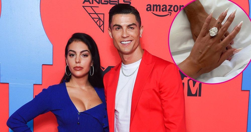 Cristiano Ronaldo proposed to Georgina Rodríguez with a colossal engagement ring.
