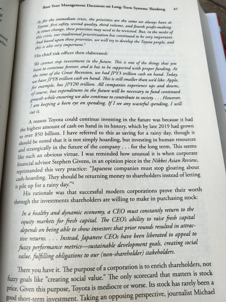 Page 41 from "the Toyota way". Sorry for the missing alt text, I'm missing time, my connection will drop before I finish that post