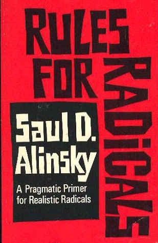Cover for the book "Rules for radicals" by Saul Alinsky
